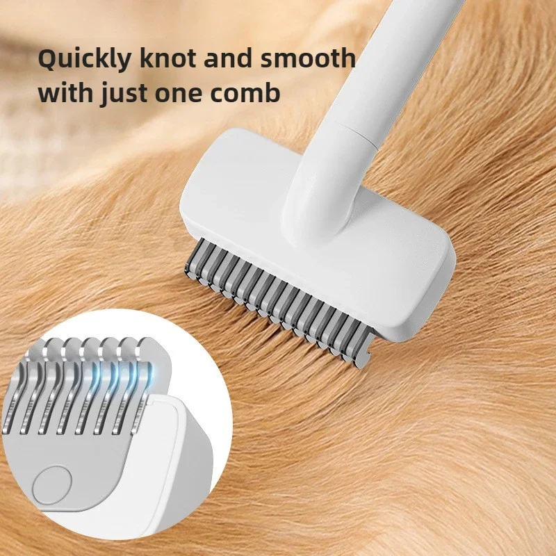 Pet Grooming Tool Double Sided Cat Dematting Comb & Pet Shedding Brush for Dogs and Cats