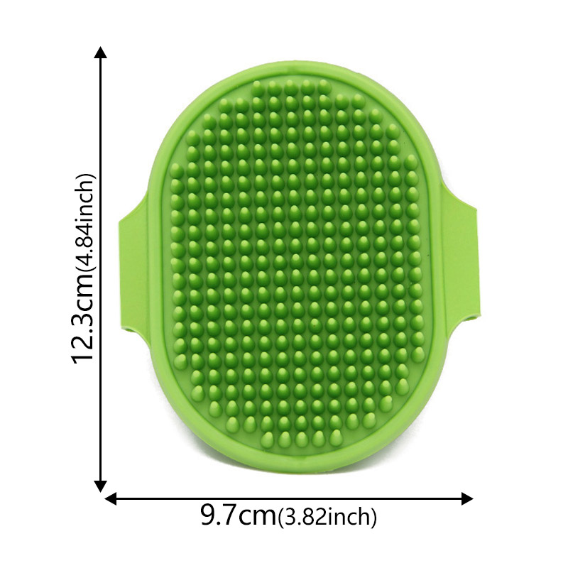 Soft Silicone Pet Grooming Brush & Bath Massage Glove for Dogs and Cats Hair Remover