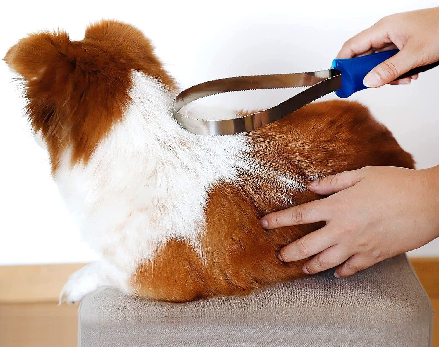 Fur Sweep Pet Hair Remover Reusable Lint Roller for Dog & Cat Hair on Furniture and Clothes