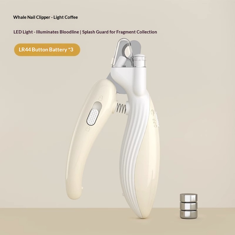 LED Pet Nail Clippers with Safety Light for Dogs, Cats & Small Animals