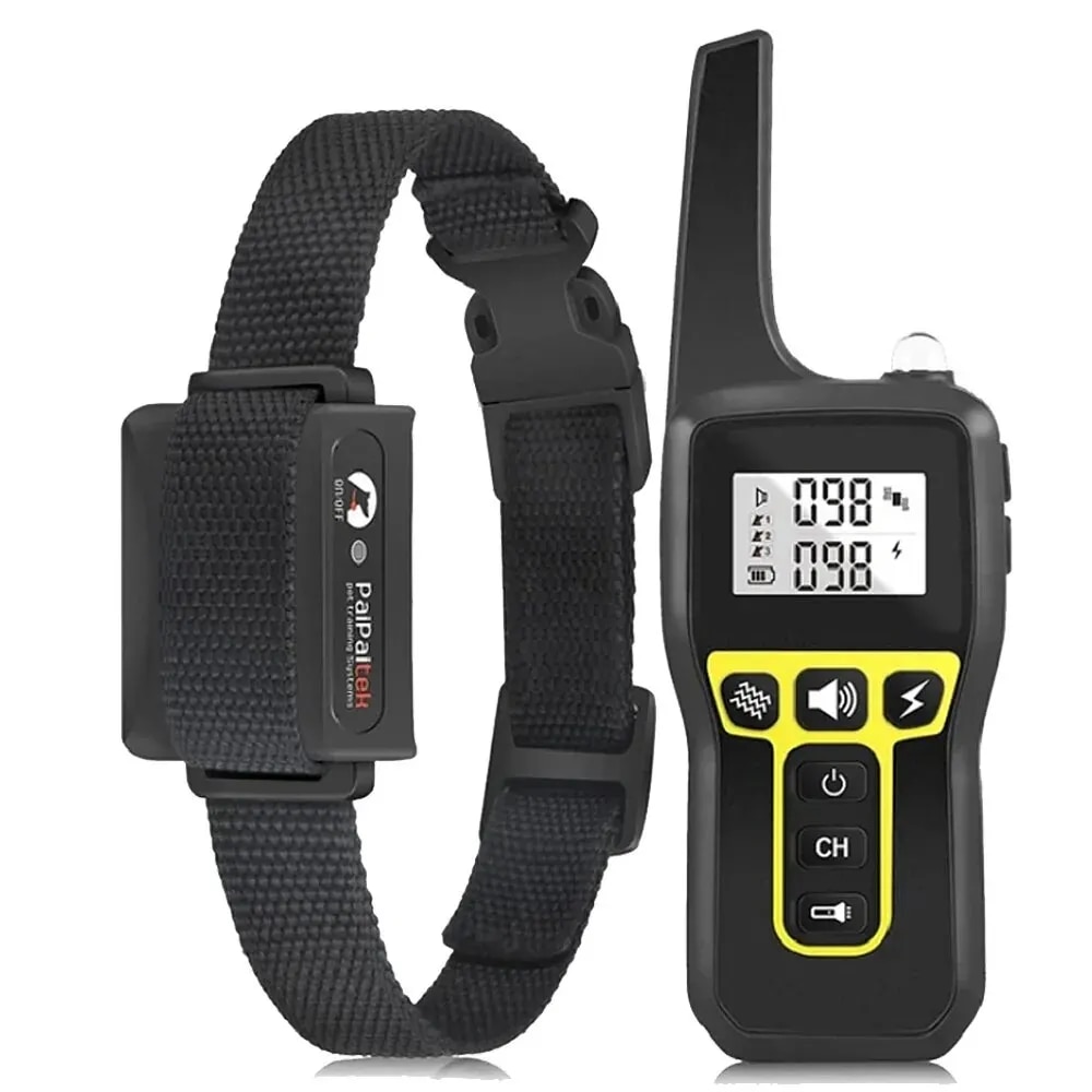 Universal Waterproof Rechargeable Dog Training Bark Collar with Remote