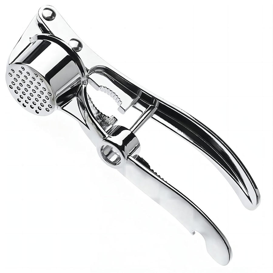 Stainless Steel Manual Garlic Press Multifunctional Ginger Grinder & Effortless Kitchen Tool