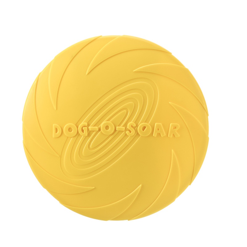 Interactive Silicone Flying Disc for Dogs and Cats Chew Resistant Pet Toy for Training & Fun