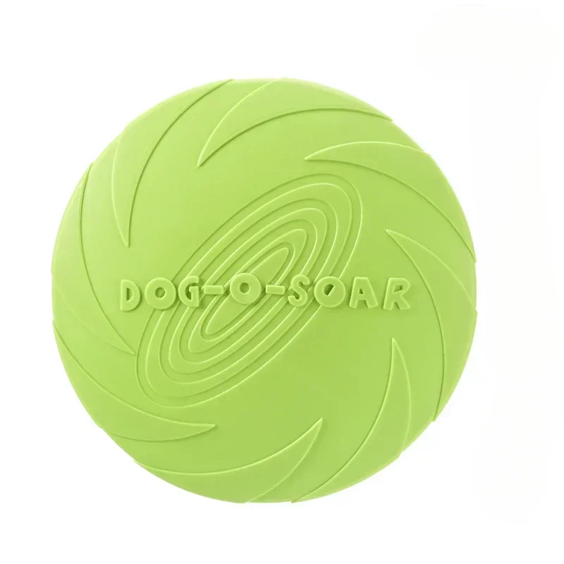 Soft Silicone Dog Flying Disc for Fetch Training and Interactive Play