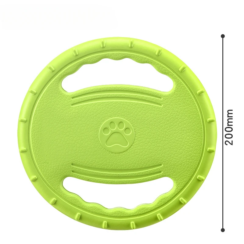 Dog Flying Disc Training Ring Bite Resistant Interactive Fetch Toy for Small and Medium Dogs