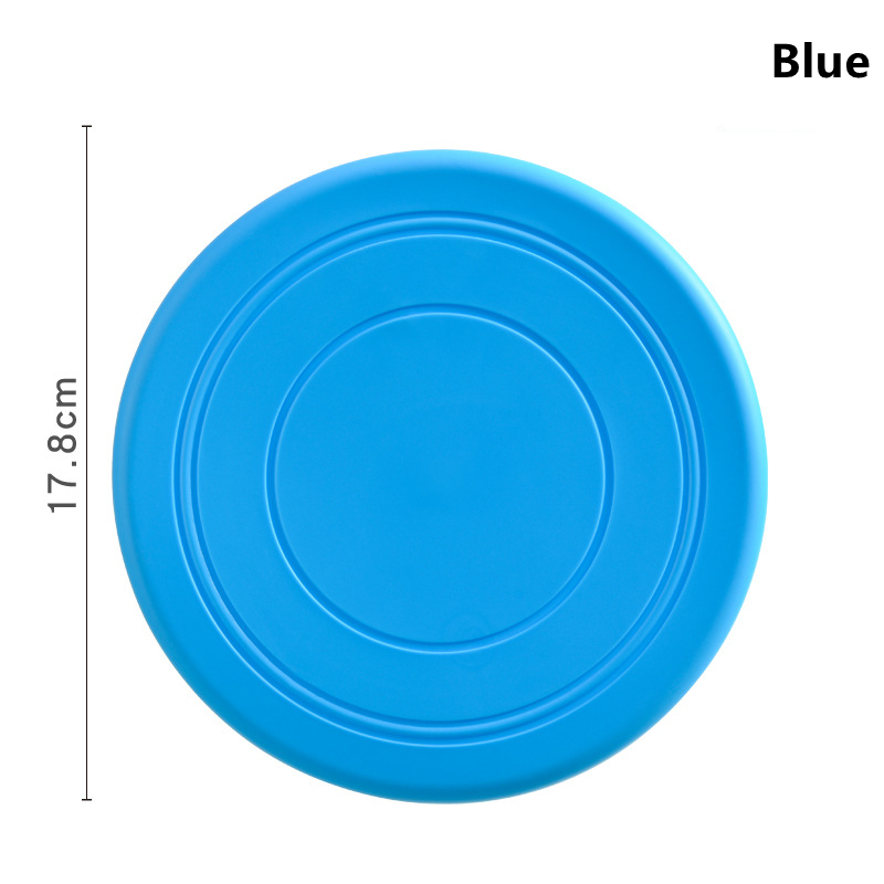 Soft Silicone Dog Flying Disc Interactive Fetch Toy for Training