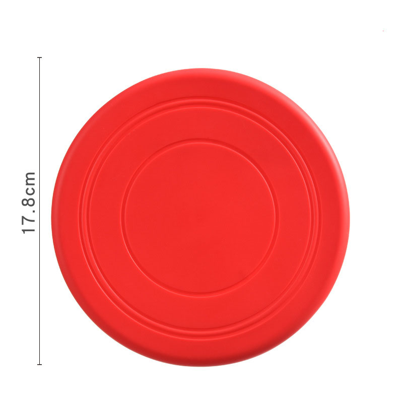 Soft Silicone Dog Flying Disc Interactive Fetch Toy for Training and Play