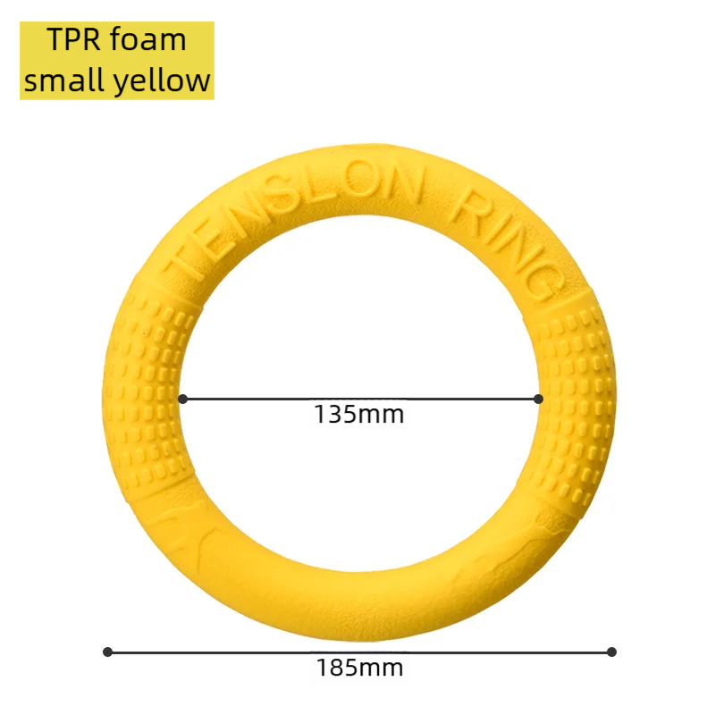 Dog Flying Disc Training Ring Interactive Fetch Toy