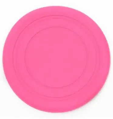 Soft Silicone Dog Flying Disc Fetch Toy for Training and Active Play