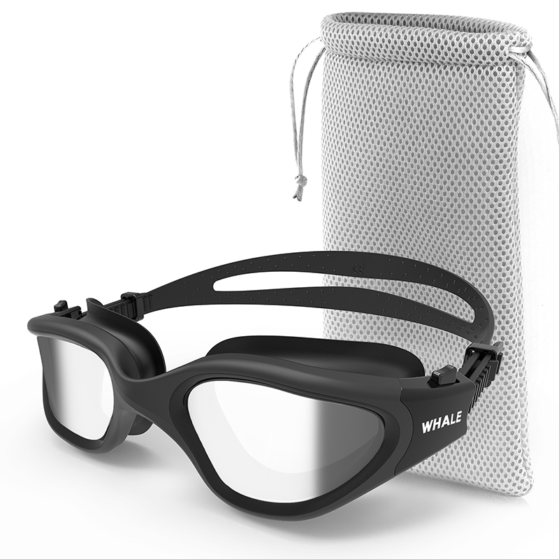 Polarized Swim Goggles for Adults Anti Fog UV Protection Leak proof Comfort Fit