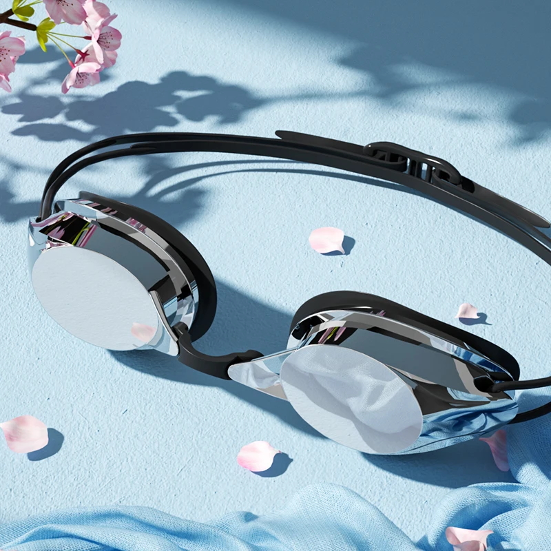 Clear View Anti Fog Adult Swimming Goggles with Waterproof Wide HD Vision