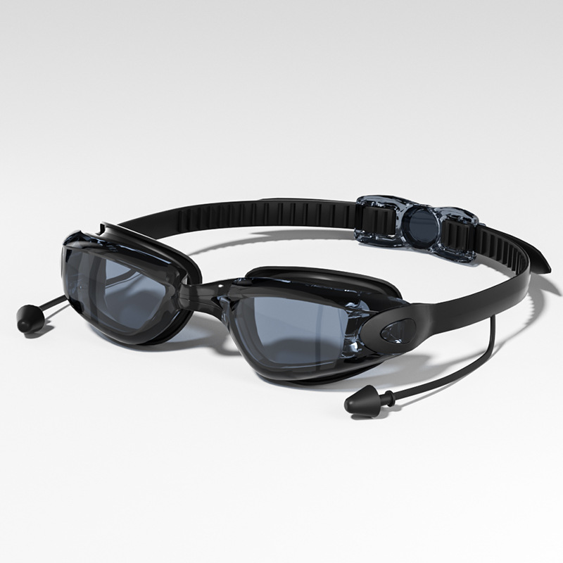 HD Anti Fog Swim Goggles for Adults Waterproof Silicone Adjustable Pool Glasses