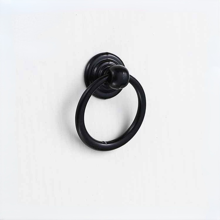 Vintage Antique Bronze Drawer Ring Pull Cabinet Knob for Jewelry Boxes, Dressers and Cupboards