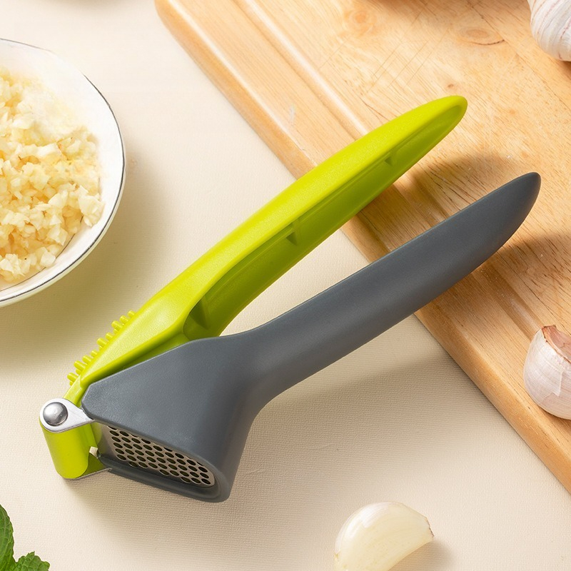 Stainless Steel Garlic Press Crusher Multifunction Garlic & Ginger Mincer Handheld Kitchen Tool