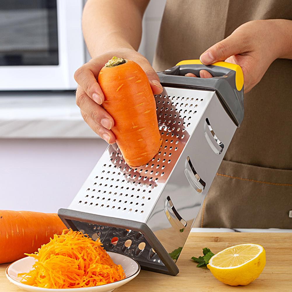 Premium Stainless Steel Box Grater Multifunctional Vegetable & Cheese Slicer