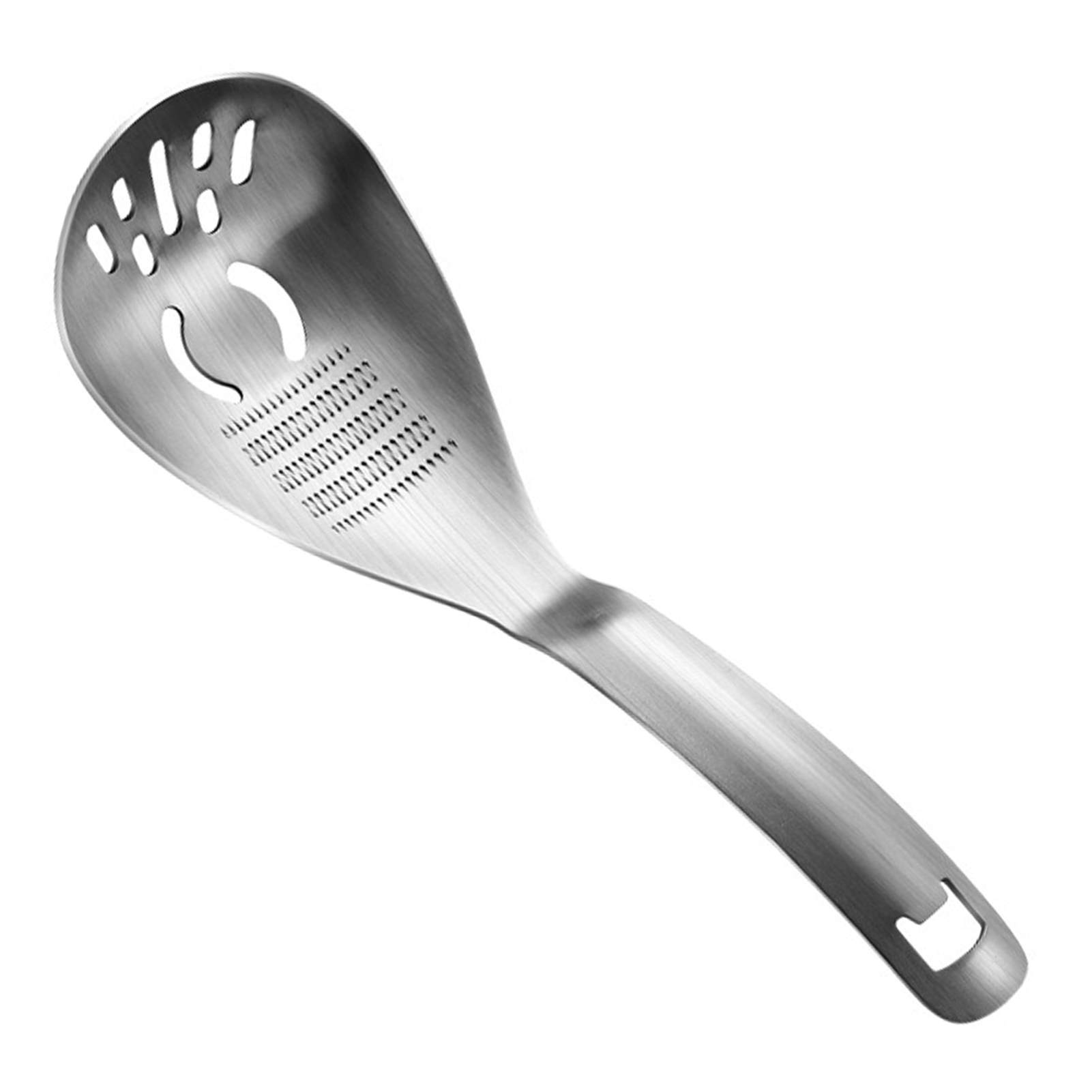 Multifunctional Stainless Steel Garlic & Ginger Grater Spoon