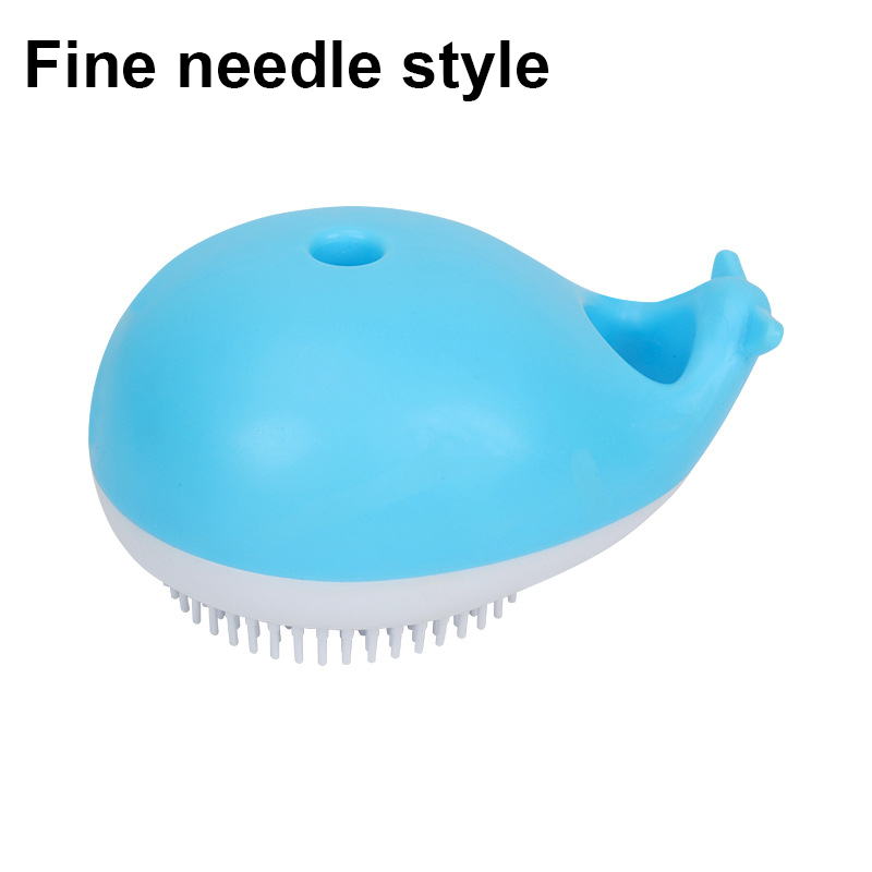 Soft Silicone Dog Bath Brush and Pet Grooming Massager