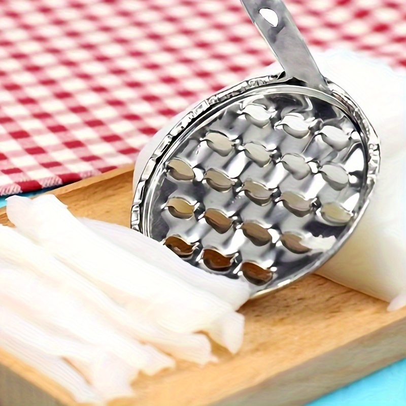Premium Stainless Steel Cold Noodle & Jelly Scraper Kitchen Tool with Multifunctional Grating