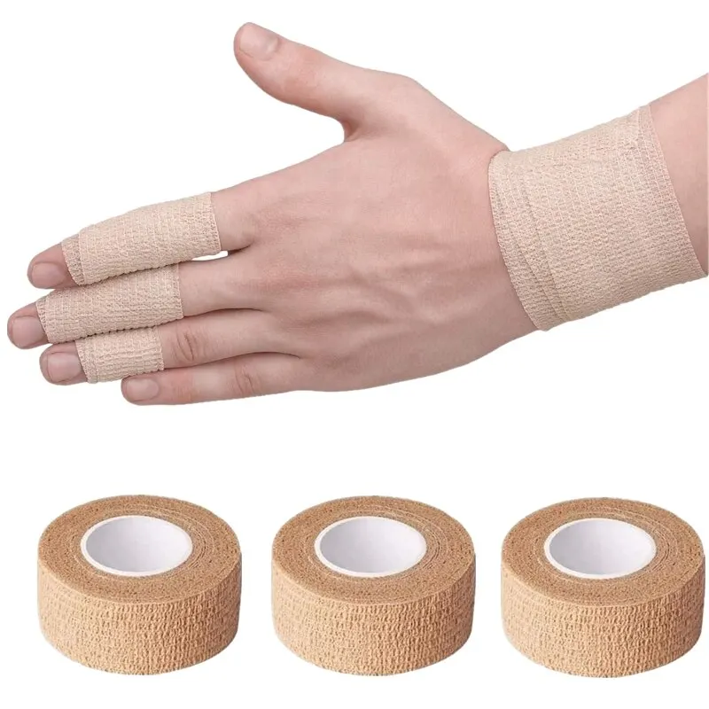 Premium Disposable Self Adhesive Elastic Bandages Wraps for First Aid & Tattoo Grip Tape