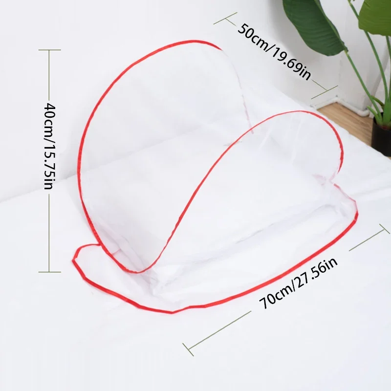 Portable Folding Mosquito Head Net for Bed Camping and Travel