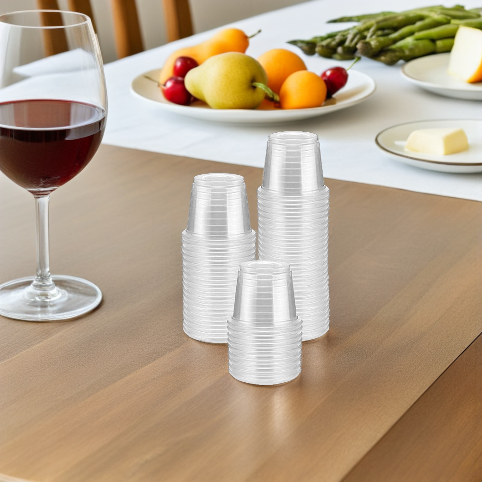 Disposable Shot Cups Mini Plastic Cups for Parties and Samples