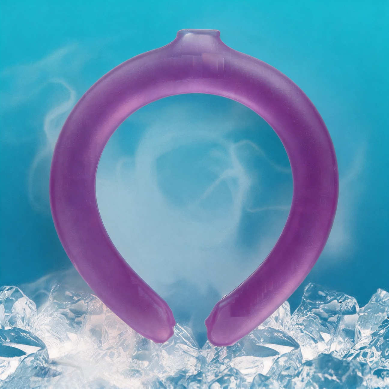 Reusable Neck Cooling Ring for Summer Heat Relief and Outdoor Sports