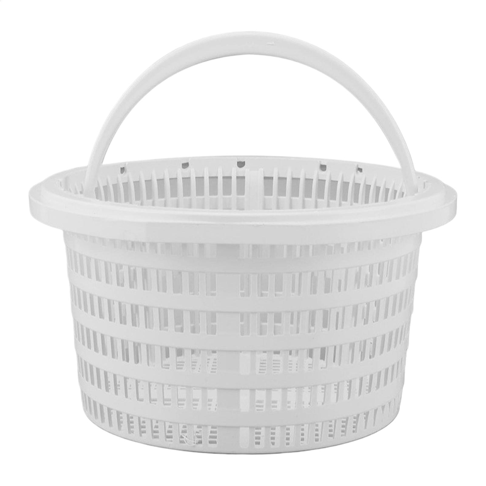 Pool Skimmer Basket Replacement for Leaves Hair and Debris Removal