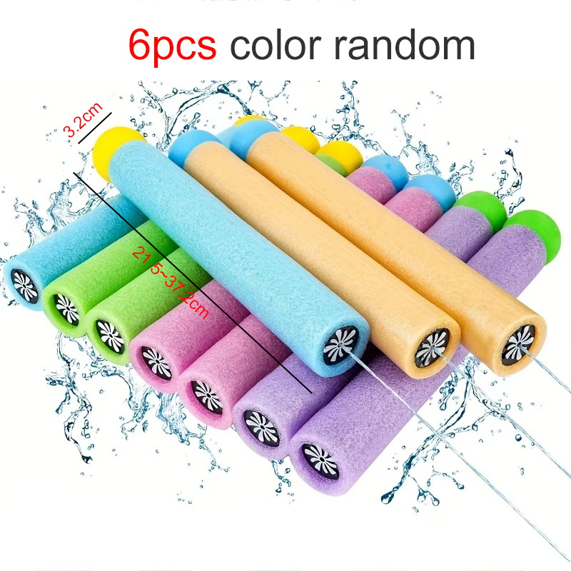 Foam Water Squirter Toys for Pool Beach and Summer Party Fun