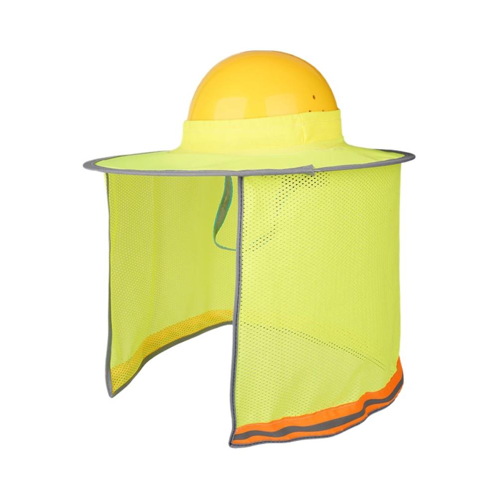 Hard Hat Sun Shade with Reflective Neck Shield for Outdoor Work