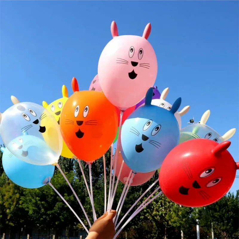 Cute Rabbit Inflatable Ball Latex Balloons - Perfect for Bir | Inspire ...