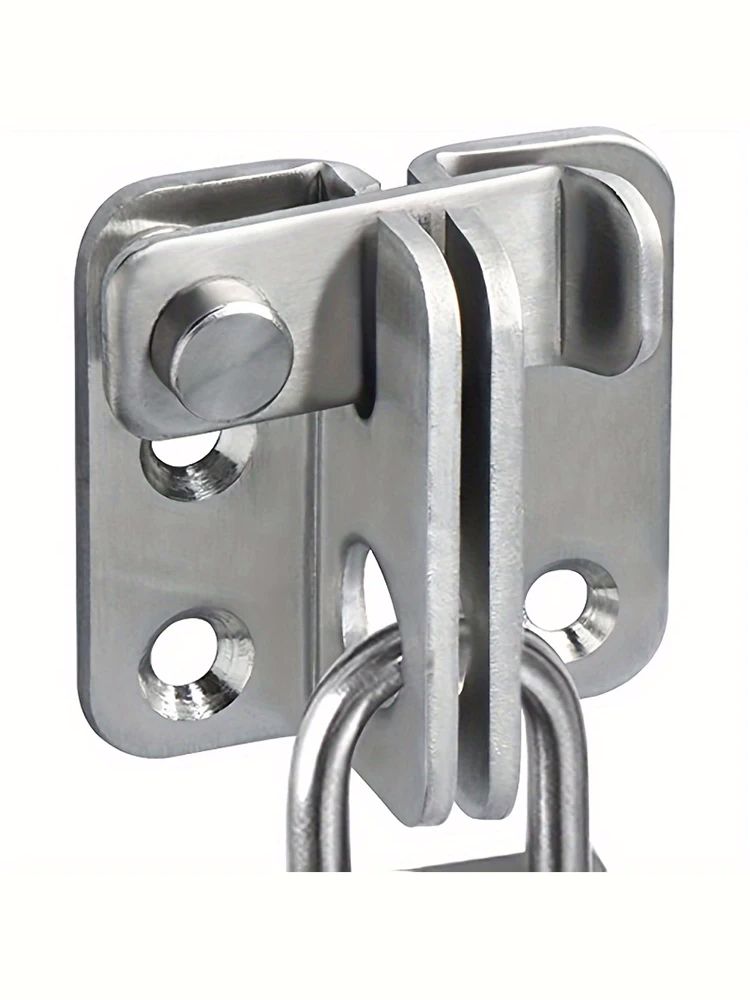 Heavy Duty Flip Latch & Slide Bolt Lock for Gates, Doors, Cabinets, and Pet Cages