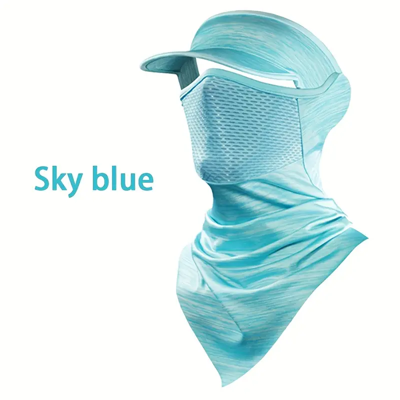 UV Protection Neck Flap Sun Hat for Fishing & Hiking Outdoor Sun Cap Rain Shield