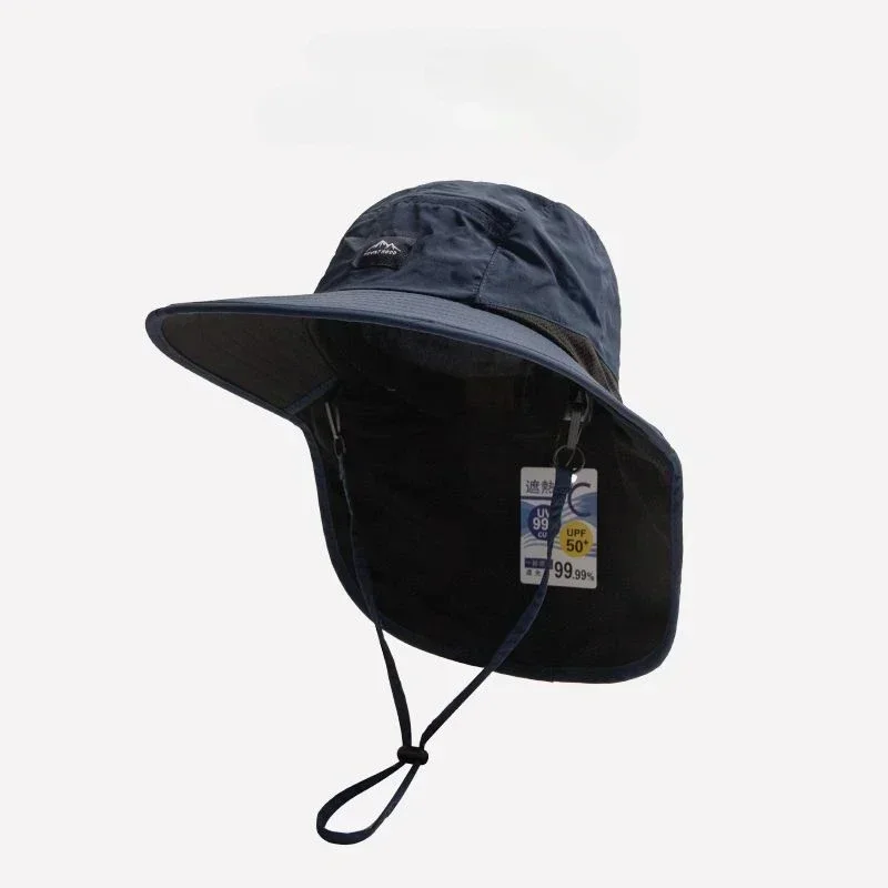 Quick Dry Wide Brim Sun Hat with Neck Flap for Fishing Hiking & Outdoor Adventure