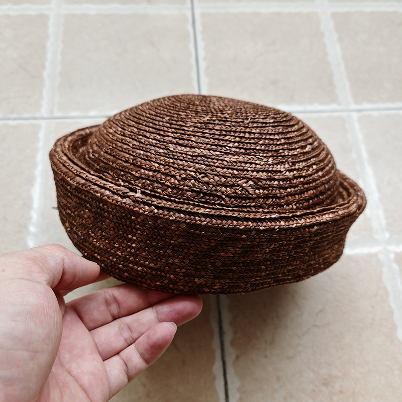 Elegant Straw Beret Hat for Women Chic Women's Sun Hat for Beach, Derby & Summer Parties