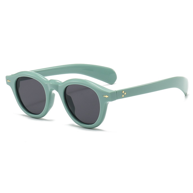 Retro Round Uv Sunglasses for Women & Men Vintage Punk Small Round Shades
