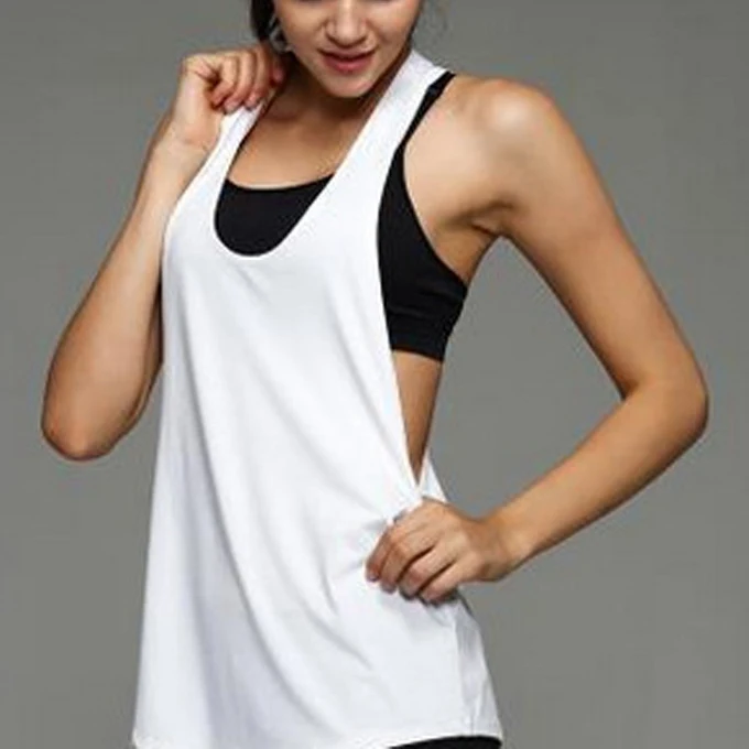 Women's Workout Tank Top Quick Dry Sleeveless Fitness Shirt for Gym, Yoga & Running