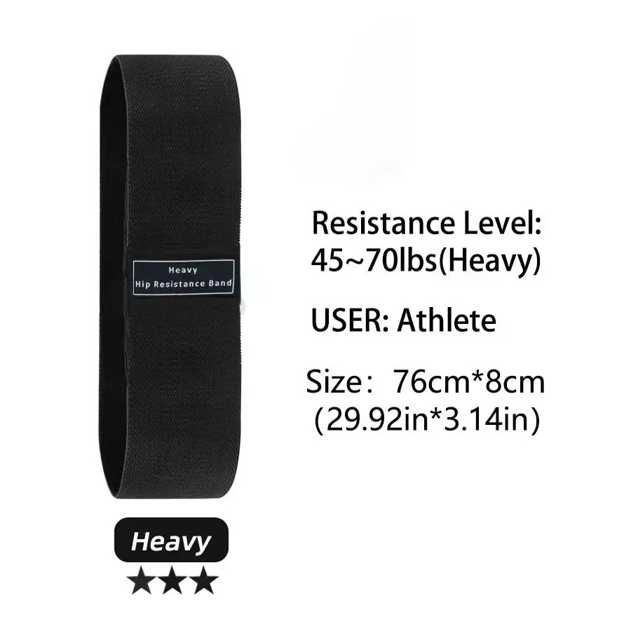 Fabric Resistance Bands for Glutes & Legs Non-Slip Booty Bands for Home Gym, Yoga & Strength Training