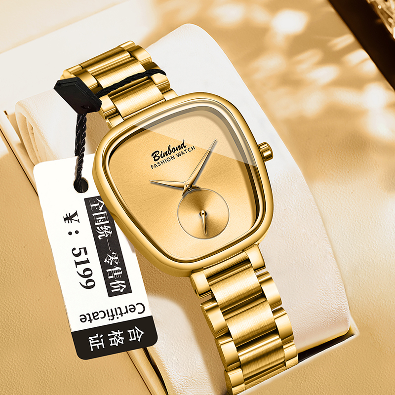 Luxury Women's Watch Stainless Steel Quartz Watch Waterproof Dress Wristwatch