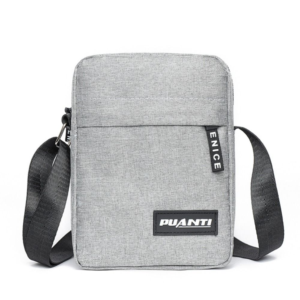 Men's Nylon Crossbody Bag Compact Casual Shoulder Messenger Bag