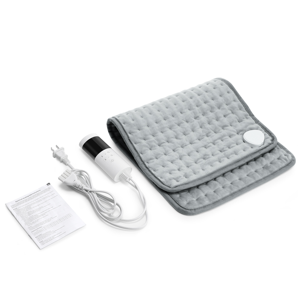 9 Level Electric Heating Pad 30x60cm with Timer for Back Shoulder Abdomen and Legs