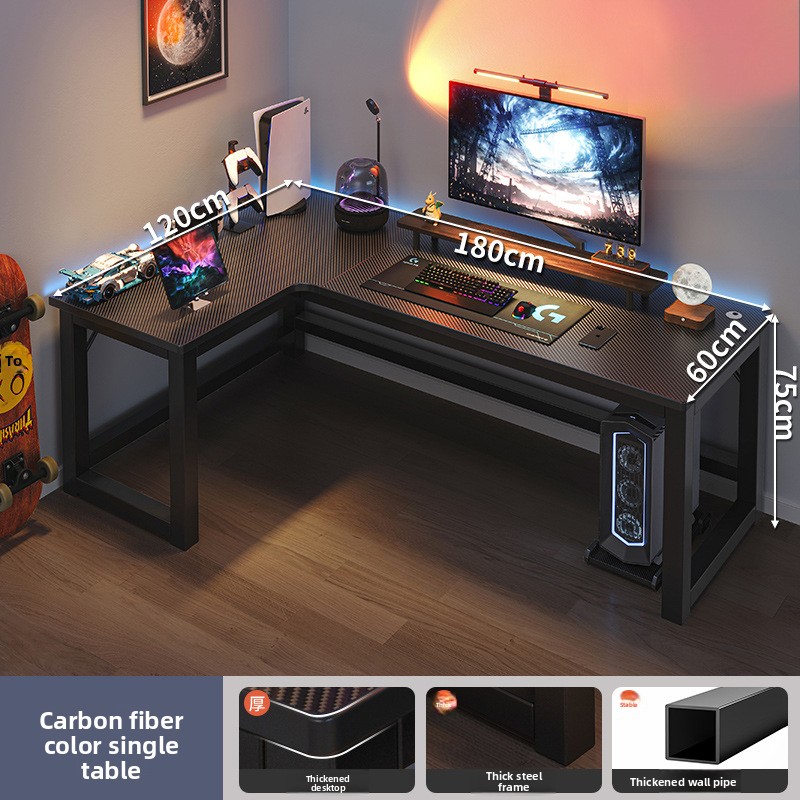 L Shaped Computer Desk Corner Gaming Desk for Home Office Study and Writing