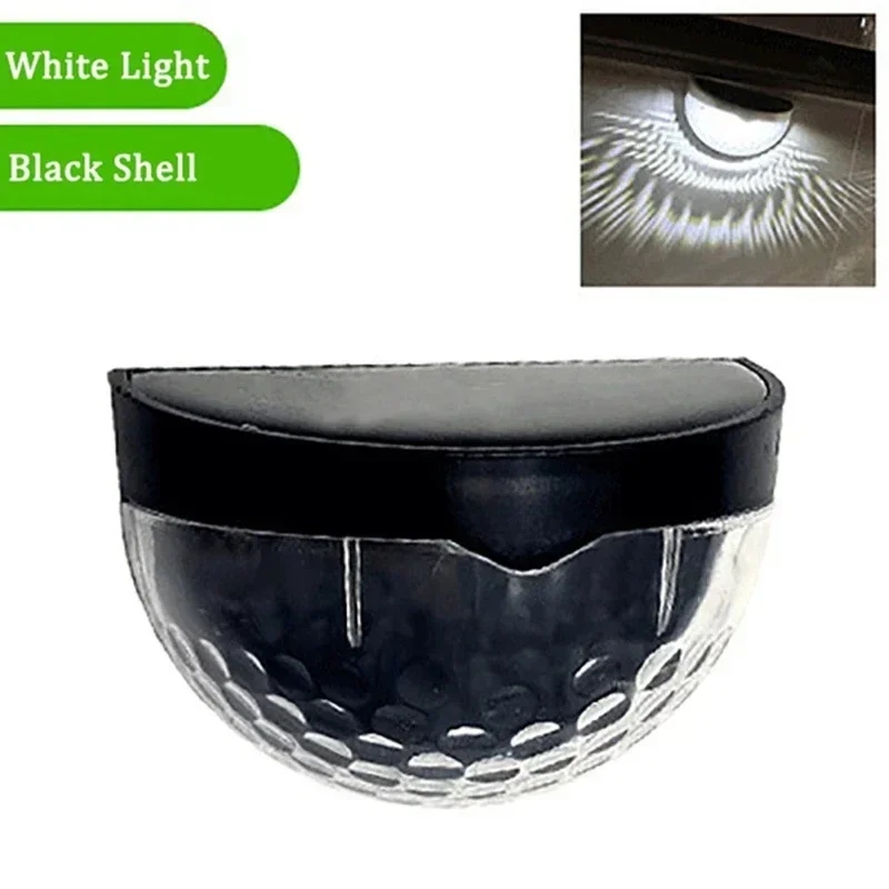 6 LED Solar Fence Lights Outdoor Waterproof Deck Wall Lights