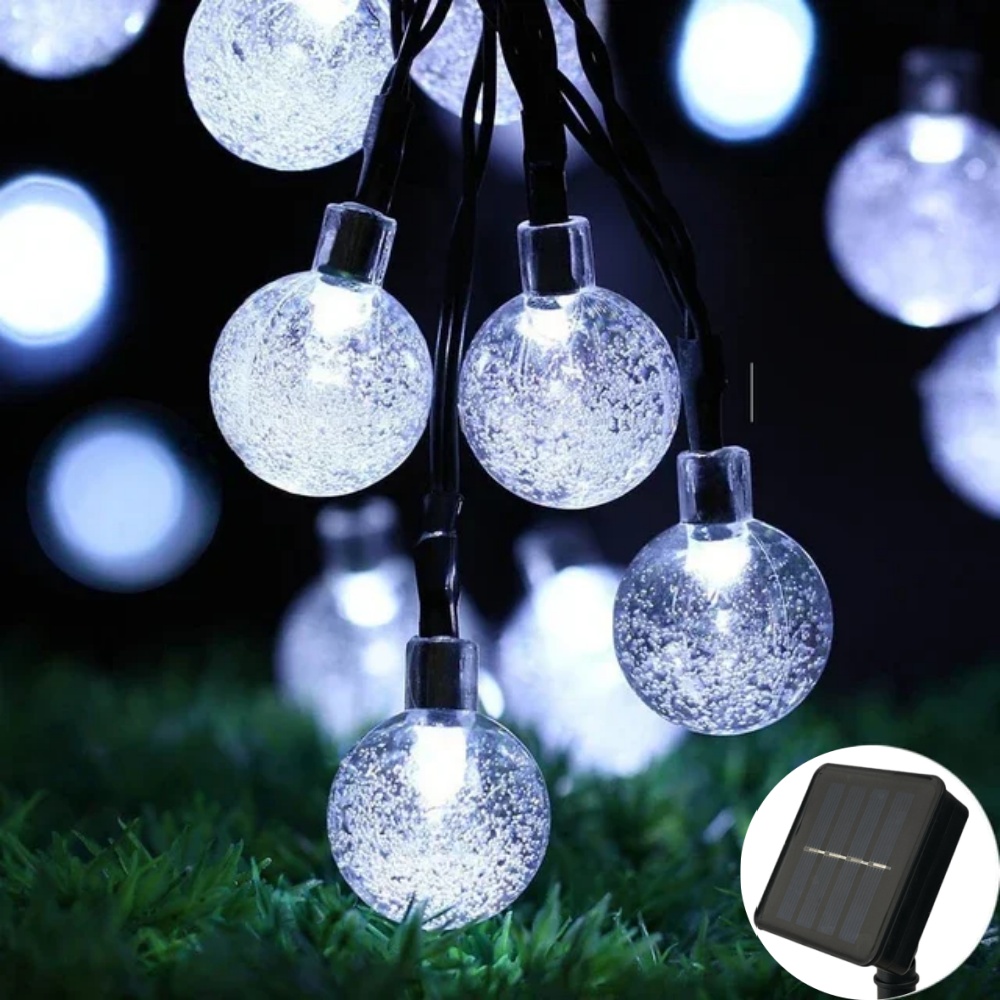 100 LED Solar String Lights IP65 Waterproof Outdoor Fairy Lights with 8 Modes