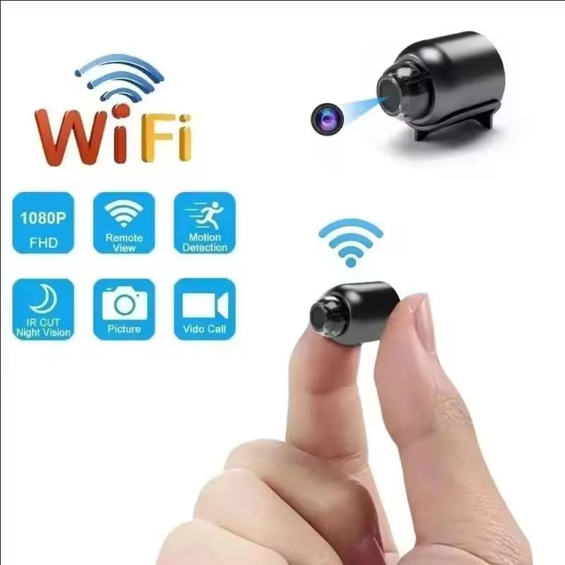 X5 Mini Security Camera 1080P WiFi Night Vision Motion Detection Home Monitor