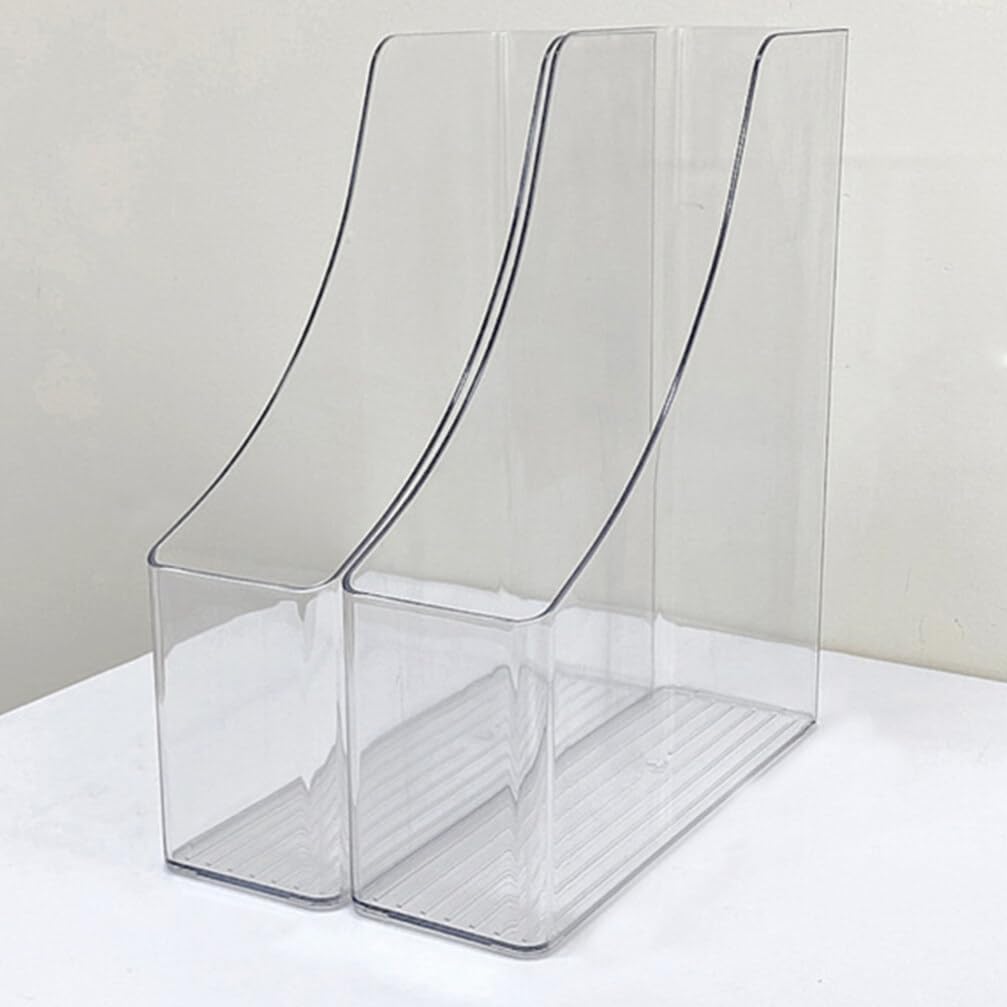 Clear A4 Vertical File Organizer PET Desktop Document Holder