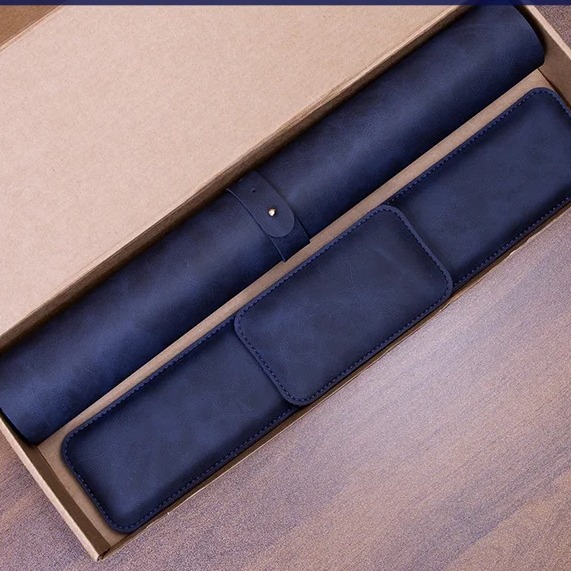 Waterproof PU Leather Desk Mat with Wrist Support 3 Piece Large Mouse Pad Set