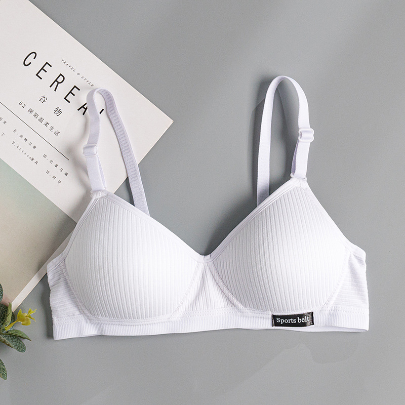 Wireless Seamless Bra with Adjustable Straps and 3/4 Cup Design