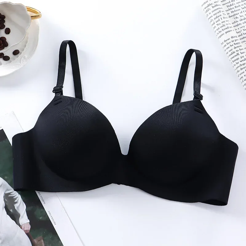Wireless Seamless Push Up Bra 3/4 Cup Breathable Bralette