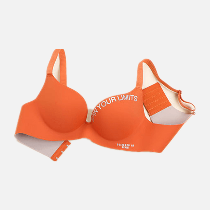 Wire-Free Push-Up Bralette for Women Breathable Seamless Everyday Bra
