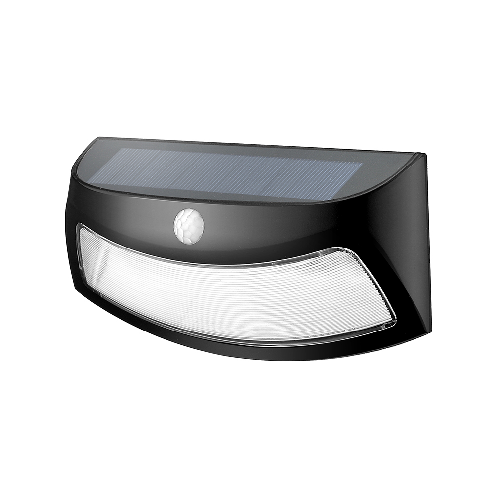 PIR Motion Sensor Solar LED Wall Light IP65 Outdoor Security Lamp